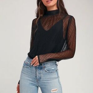 Free People Twice The Fun Lace Bodysuit